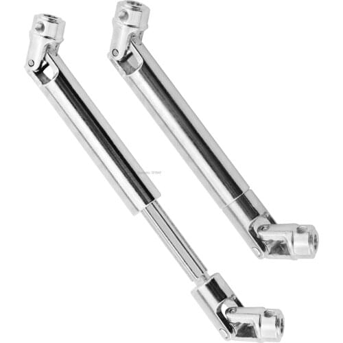 1pcs / 2Pcs 90-115mm / 110-155mm Steel CVD Universal Joint Drive Shaft for 1/10 RC Rock Crawler RC Car Axial SCX10 D90