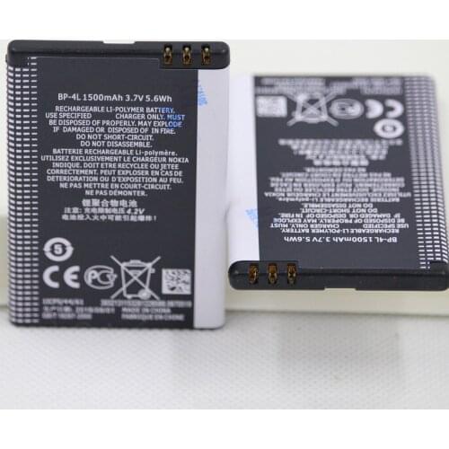 2 X BP-4L Phone battery for Nokia E61i E63 E90 E95 E71 6650F N97 N810 E72 E52 BP4L 1500mAh Internal Phone Replacement Battery
