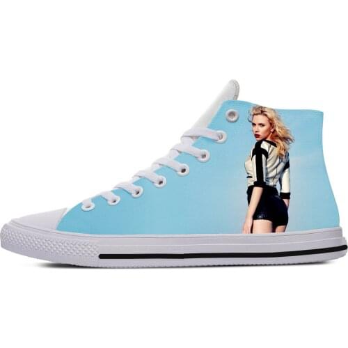 2019 hot fashion 3D Scarlett Johansson High Sneakers for men/women high quality 3D printing handiness casual shoes