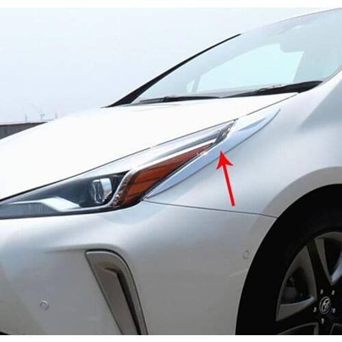 2pcs for toyota prius 50 2019-2020 headlamp Decorative strip
