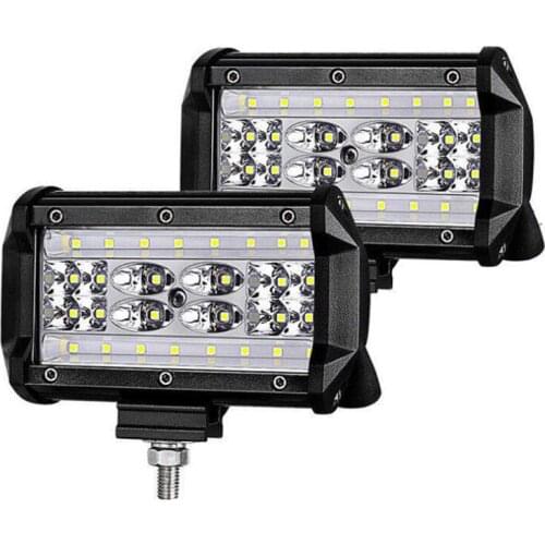 2x 140W Truck LED Work Light Bar Waterproof Driving Lamp 7000K RV Camper Flood Spot Beam Lamp SUV Car Fog Light Accessories