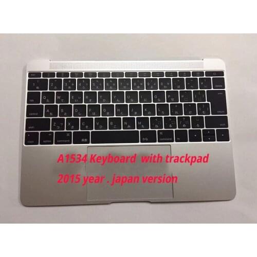 A1534 Topcase For Macbook Pro Retina 13" A1534 Topcase With Keyboard Upper Top Case JAPAN Layout 2015 year