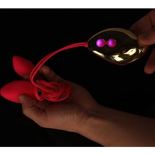 Irregular Dual Vibrating Bullet Vibrator Egg Silicone Clitoris Stimulation Nipple Anal Vagina Ball Massager Sex Toys for Women