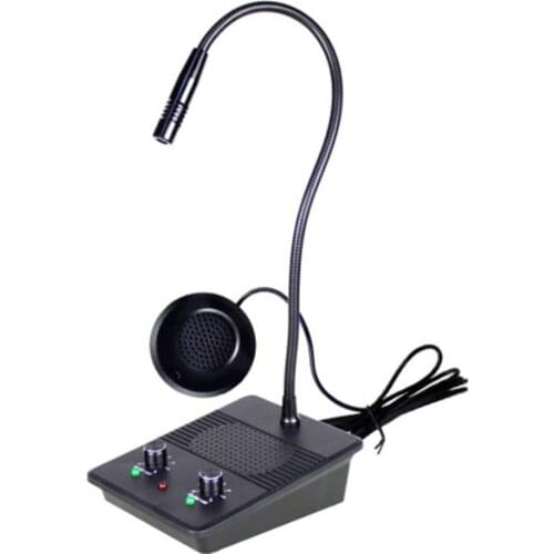 Bank Intercom System Two-way Window Intercom Loudspeaker Pharmacy Bank Intercom With High Clear Loudspeaker