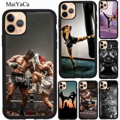 MaiYaCa Muay Thai Martial Case For iPhone XR X XS Max SE 2020 6S 8 7 Plus 12 mini 11 Pro Max Coque