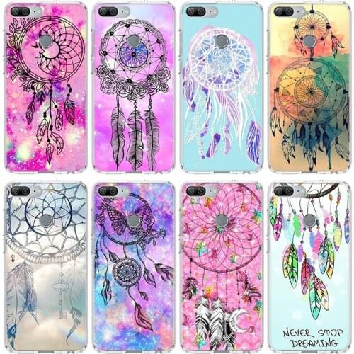 Dream Catcher Watercolor Case For Huawei Honor 10 9 20 Lite 9X 8X 8A Pro 7A 7X Y5 Y6 Y7 Y9 2019 V20 V30 Soft Phone Cover Coque