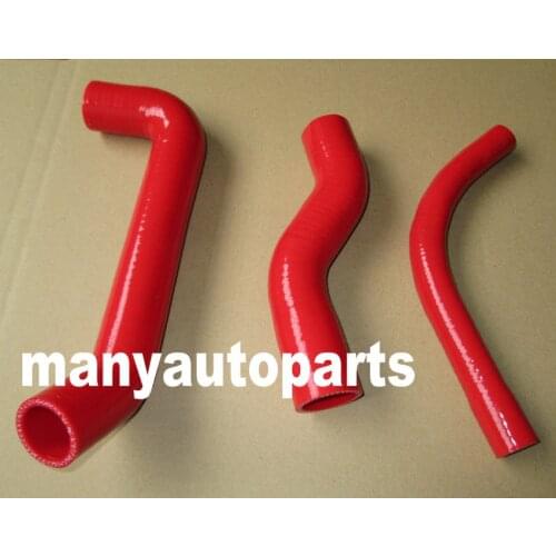 FOR Autobianchi A112 3-7 series S4/5/6 Silicone coolant hose RED
