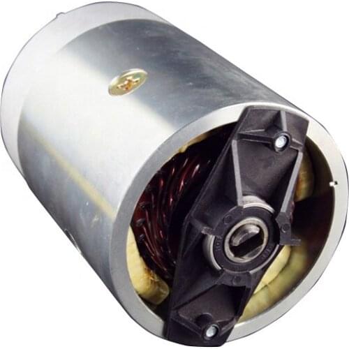 12V dc motor 2KW high power brush motor with pump O.D 114mm for dump truck