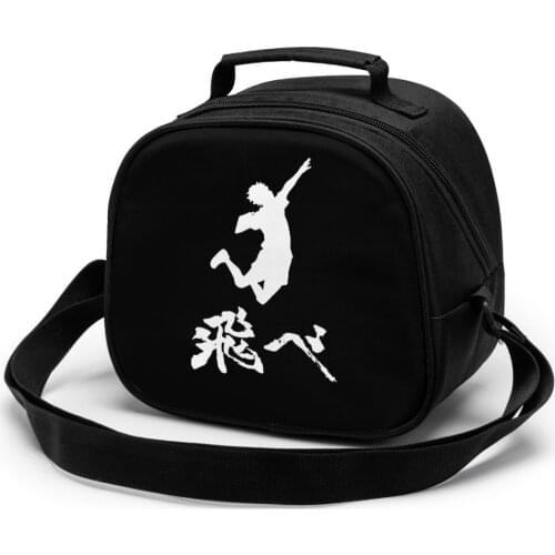 Haikyuu Children Lunch Bag Lunch Bag Student Portable Insulated Office Lunch Box Picnic Bags Thermal Food Tote Handbag
