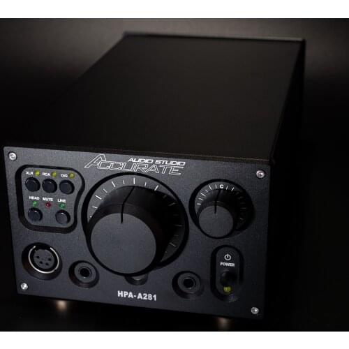 HPA-A281 Hi-end Balanced headphone earphone Amplifier AMP Digital XLR/RCA Stereo Copy/Referential Violectric HPA V281 PREAMP
