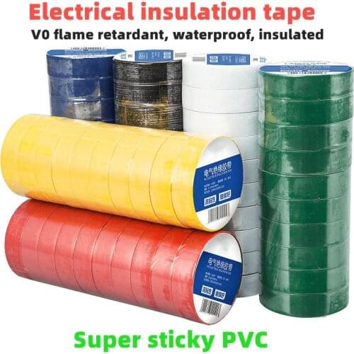 5pcs Electrical Tape,Insulation Tape,Electrical Tape,Ultra-Thin And Ultra-Adhesive PVC Waterproof Tape, 1 Roll OF 9 Meters