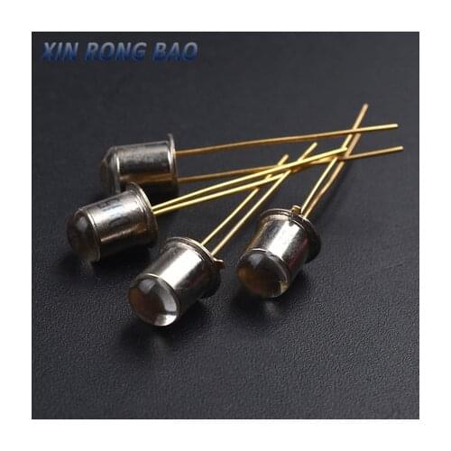 10 pcs 3DU5C Metal Encapsulated Silicon Phototransistor Transistor 3DU5C Silicon Phototransistor Transistor 2-feet Metal Package