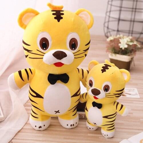 Kawaii Plush Toys Cute Soft Stuffed Animals Tiger Doll Children Kids Gifts