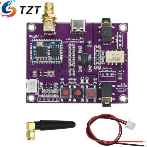 TZT B2 Deluxe/Advanced/Standard/Basic Version QCC5125 DAC Bluetooth Receiver Module For Speaker Amplifier