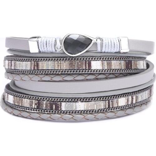 New fashion European and American multi-layer magnetic clasp bracelet ladies 'hand ornaments