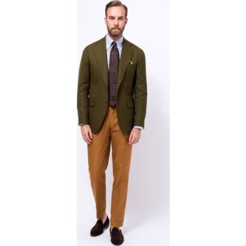 Custom Mens Suit Jacket V Neck Turndown Collar Stright Top Party Evening Wedding Male Groomsman Wear Outfit