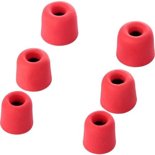 New 6 Pairs Replacement Earphone Foam Earbud Tips Memory Foam Tips + Silicone Rubber Earbuds Tips DOM668