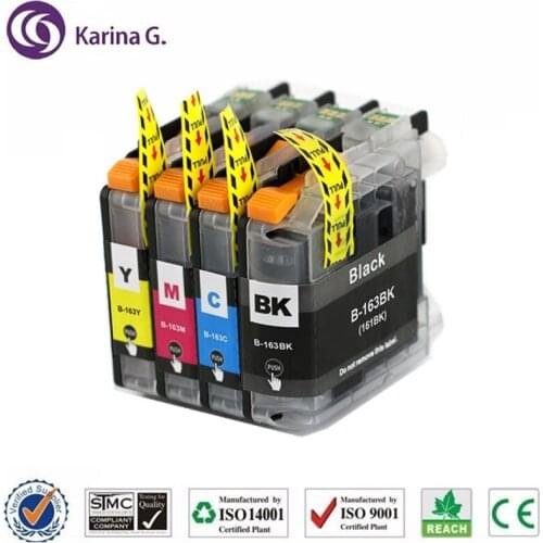 Compatible Ink Cartridge for Brother LC161 LC163 For Brother DCP-J152W DCP-J552DW DCP-J752DW MFC-J245 MFC-470DW MFC-650DW