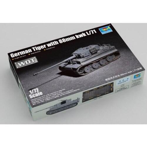 Trumpeter 07164 1/72 German Tiger with 88mm kwk L/71