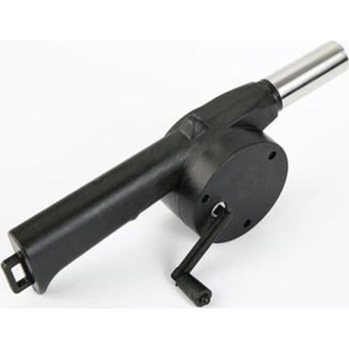 Outdoor Camping Hair Dryer Portable Manual Barbecue Utensils Family Dinner Low Noise Rigid Plastic Body Metal Combustion Small