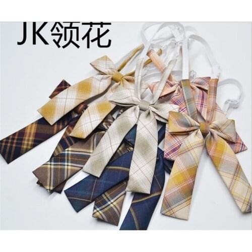 Japanese School Girls JK Uniform Long BowKnot Tie Students Necktie Cosplay D004