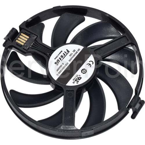 New Video Card Cooling DC12V 0.35A Graphics Card Fan VGA Cards Blower FDC10H12S9-C For XFX RX 470 480 580