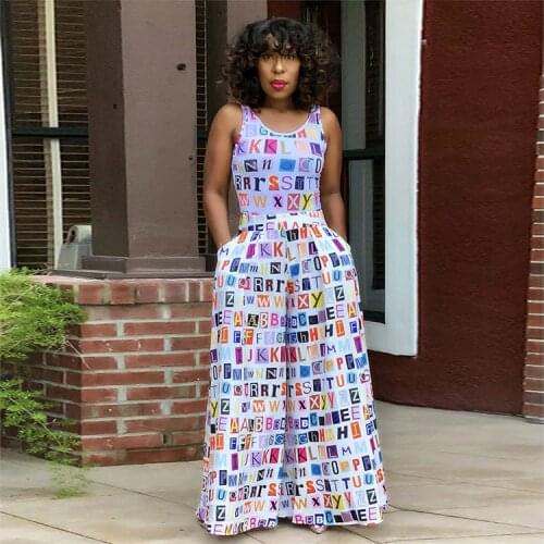 2021 INS Summer Leisure Women Fashion Street Slim Sexy Trend Vest Print Letter Wide Leg Long Jumpsuit
