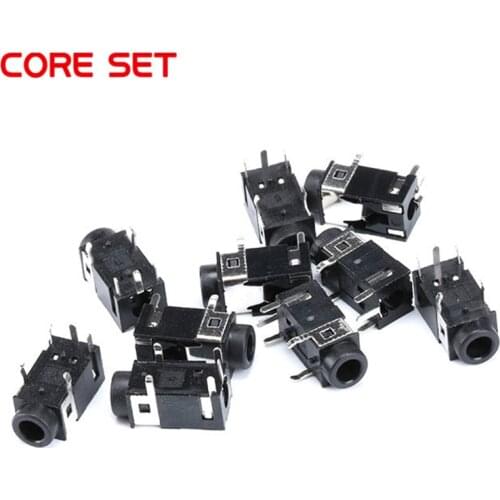 10pcs/lot PJ322 3.5mm Female Audio Connector 5 Pin SMT Headphone Jack Socket PJ-322 PCB Mount Stereo Jack