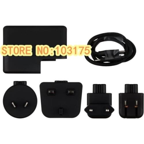 100% Original For GoPro AWALC-002 Supercharger International Dual Port Travel Wall Charger Camera part 6piece set