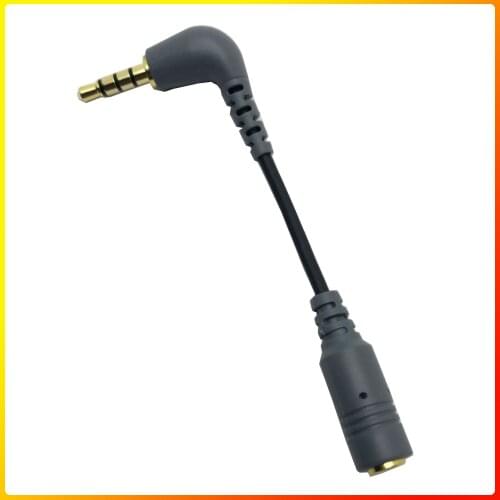 3.5mm TRS to TRRS Adapter Microphone Adapter for iPhone and Android Smartphones and Tablets RODE