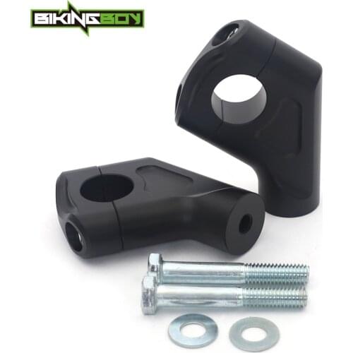 BIKINGBOY 1" Handlebar Riser For Triumph T100 T120 Speedmaster America Bobber Thruxton EFI All Clip On Risers Aluminium Alloy