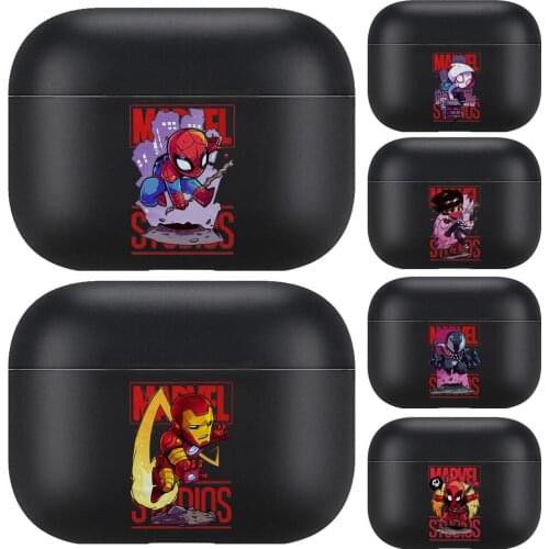 Captain America For Airpods pro 3 case Protective Bluetooth Wireless Earphone Cover for Air Pods airpod case air pod Cases black