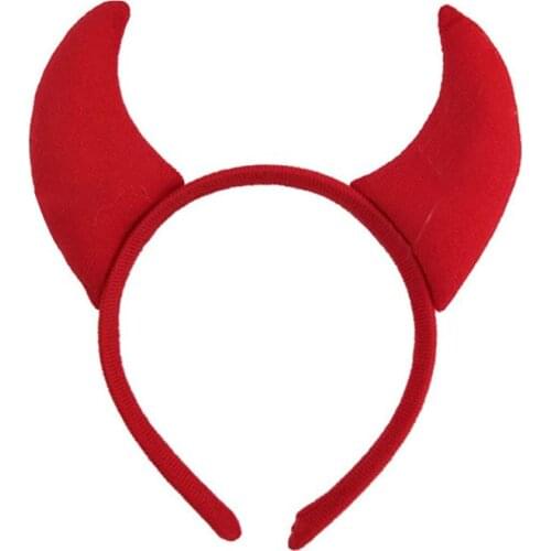 Funny Devil Ears Headband Horns Ear Children Headbands Halloween Party Adults Decoration Props