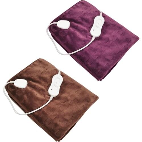 Electric Heated Blanket with3 Heating Levels Soft Plush Heated Throw Blanket with Fast-Heating and Machine Washable Fabr