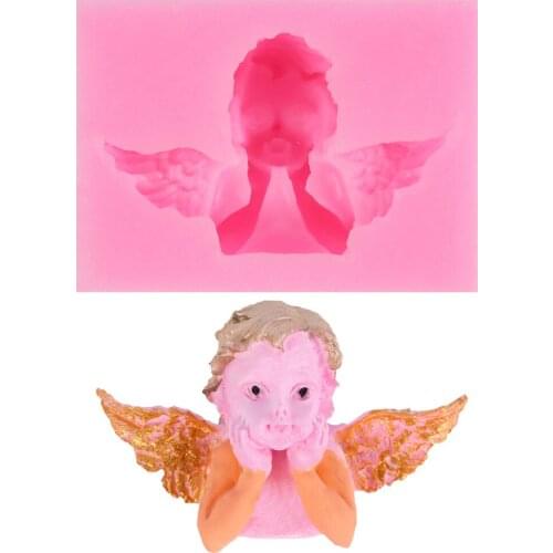 Elf Flower Fairy Fondant Silicone Moulds Cake Chocolate Moulds Epoxy Clay Baking Cake Decorating Tools Baking Tools