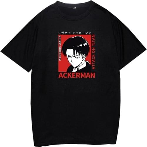 Unisex Teens Breathable Womens T-shirt Attack on Titan Fashion Summer T Shirt Dropshipping Size XS-4XL