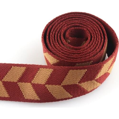 Cotton Webbing Strap 38mm(1.5") Striped Canvas Woven Belt Sewing Bag Leash Dog Collar