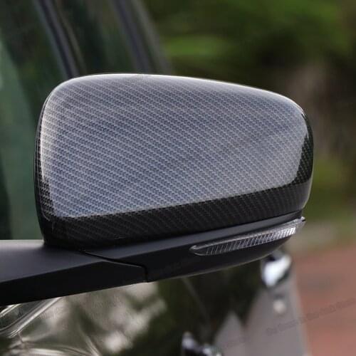 Carbon fiber abs car rearview trims chrome for renault koleos 2016 2017 2018 2019 2020 2021 2022 samsung qm6 HC accessories auto