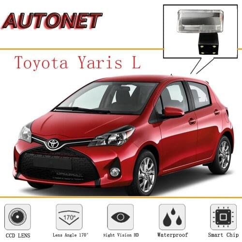 AUTONET Rear View Camera For Toyota Yaris L 2013~2015 /Use the original lamp hold/ CCD Night Vision Parking Backup camera