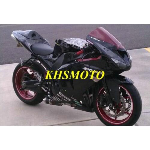 Motorcycle Fairing kit for KAWASAKI Ninja ZX10R 2006 2007 ZX10R 06 07 zx10r 06 07 Injection mold black Fairings set+7 gifts SK88