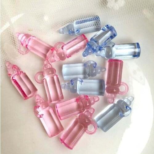 Feeder feeding nursing bottle pendant for Birthday Wedding baby shower Party Decoration DIY favor confetti gift box wrapper Wh