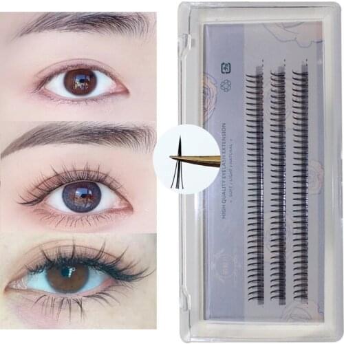 Natural Black False Eyelashes Hand Made Grafted Eyelashes Natural Long Thick False Eyelashes Eyelash Extension Tools Makeup