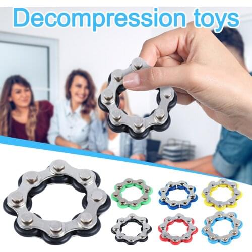 Fidget Toys Bicycle Chain Stress Relief Toys Autism Stress And Anxiety Relief Toys Антистресс Для Рук Antistress Funny Gadgets