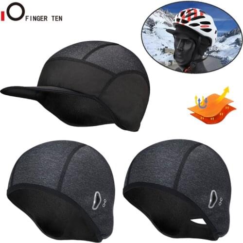 Upgrade Windproof Thermal Winter Cycling Cap with Reflective Glasses Holes for Men Women Bicycle Skiing Hiking Running