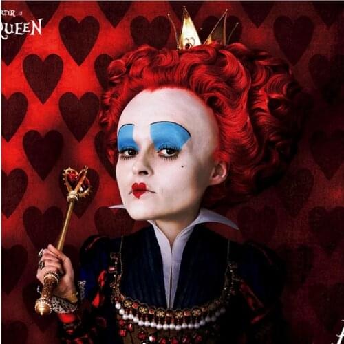 Alice in Wonderland Queen of Hearts Wigs for Party Supplies Halloween Cosplay Wig