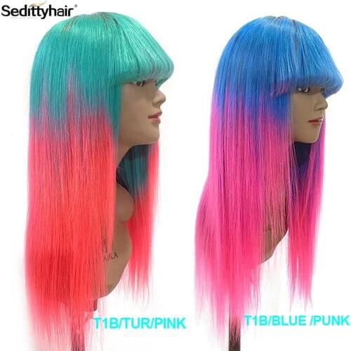 Полная Машина Парики Sedittyhair China At AliExpress