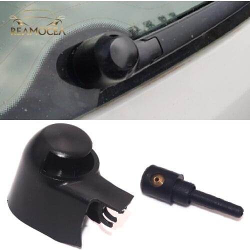 Reamocea 1x Car Rear Windscreen Wiper Washer Jet Nozzle Spray Fit For VW Caddy Golf Passat Polo BMW Mini R50 R53 E87 Civic Benz