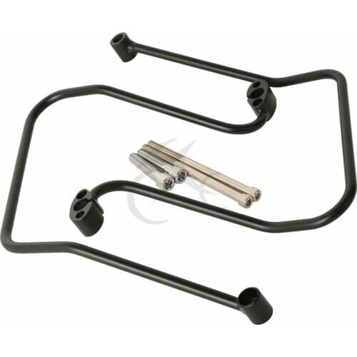 Motorcycle Saddlebag Supports Brackets For Harley Dyna Super Glide FXD FXDB FXDC FXDL 2006-2013