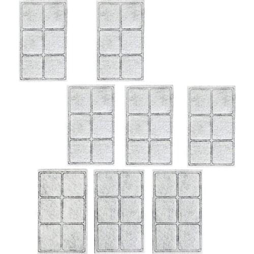 8Pcs Pet Fountain Filters Replacement for Drinkwell Automatic Pet Fountain Cat Water Fountain Dog Water Dispenser