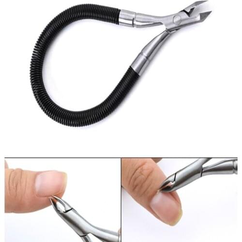 Spiral Spring Cuticle Trimmer Nippers Cleaner Nail Gap Hangnail Manicure Tools Scissors Manicure Nails Tools Nail Clipper
